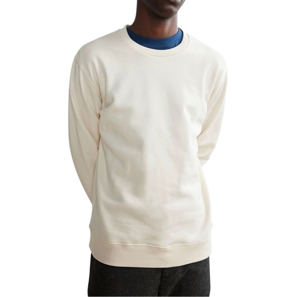 NN07 No Nationality Barrow 3383 crewneck beige cream campaign sweatshirt sweater - Picture 3 of 8